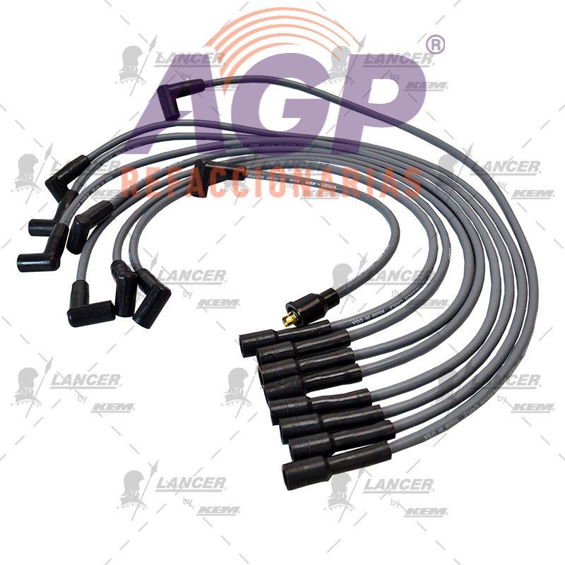 CABLES PARA BUJIAS FORD 8 CIL. MOTOR400ENC.ELECTRONICO.