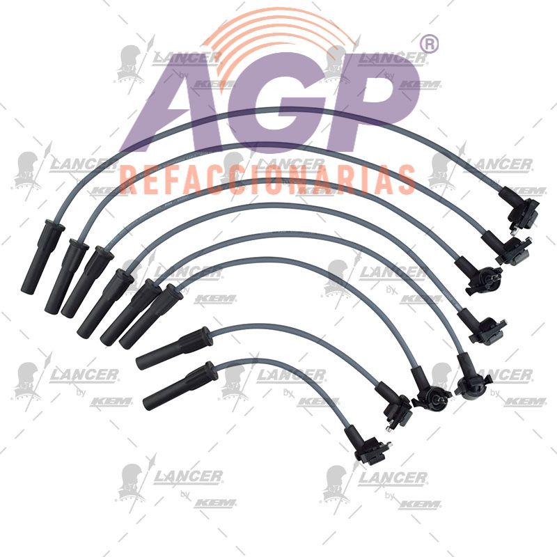 CABLES PARA BUJIAS FORD 4 CIL. FORDRANGER2.3LTS.8BUJIAS(1989-1994)