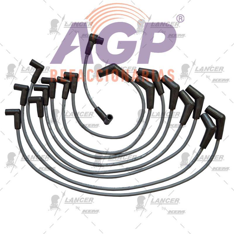 CABLES PARA BUJIAS FORD 8 CIL. 5.0 LITROS MUSTANG ENC. ELECTRONICO 1994-1996.