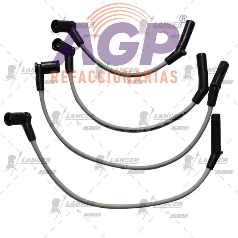 CABLES PARA BUJIAS FORD 4 CIL. 1.6 LTS. IKON - REFACCIONARIAS AGP
