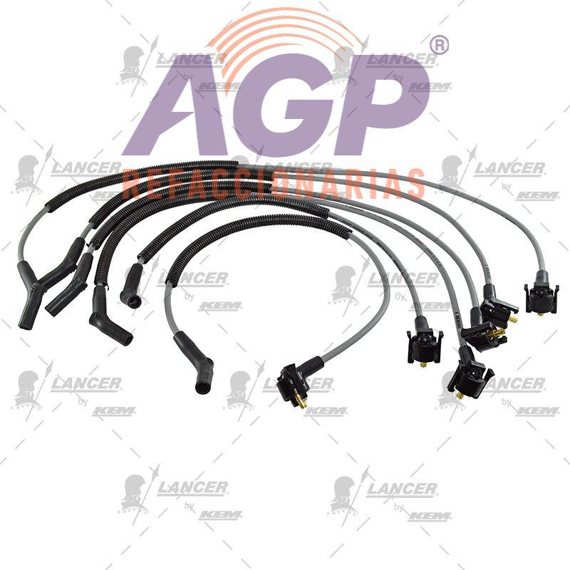 CABLES PARA BUJIAS FORD 6 CIL. 4.2 LTS. ECONOLINE ENC. ELECTRONICO 1997-2000