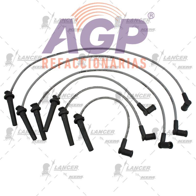 CABLES PARA BUJIAS FORD TAURUS IMP. 3.0 LTS. 6 CIL. 01-03 / MERCURY SABLE 3.0 LTS. 6 CIL. 01-04.