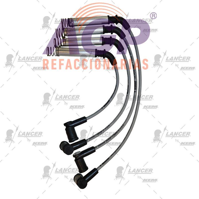 CABLES PARA BUJIAS FORD COURIER 1.6 LTS. 4 CIL. 05-12 / FIESTA 1.6 LTS. 4 CIL. 05-10 / IKON 1.6 LTS. 4 CIL. 05-07 / KA 1.6 LTS. 4 CIL. 05-08