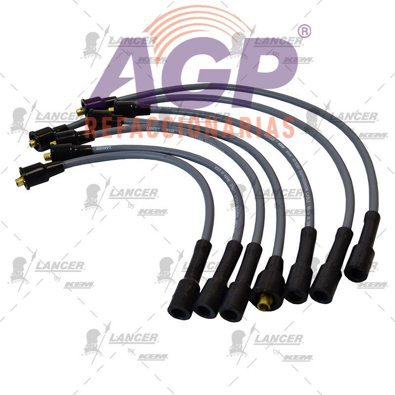 CABLES PARA BUJIAS VAM 6 CIL. AMERICAN, AMX, GREMLIN, PACER, RALLY WAGONEER, TODOS