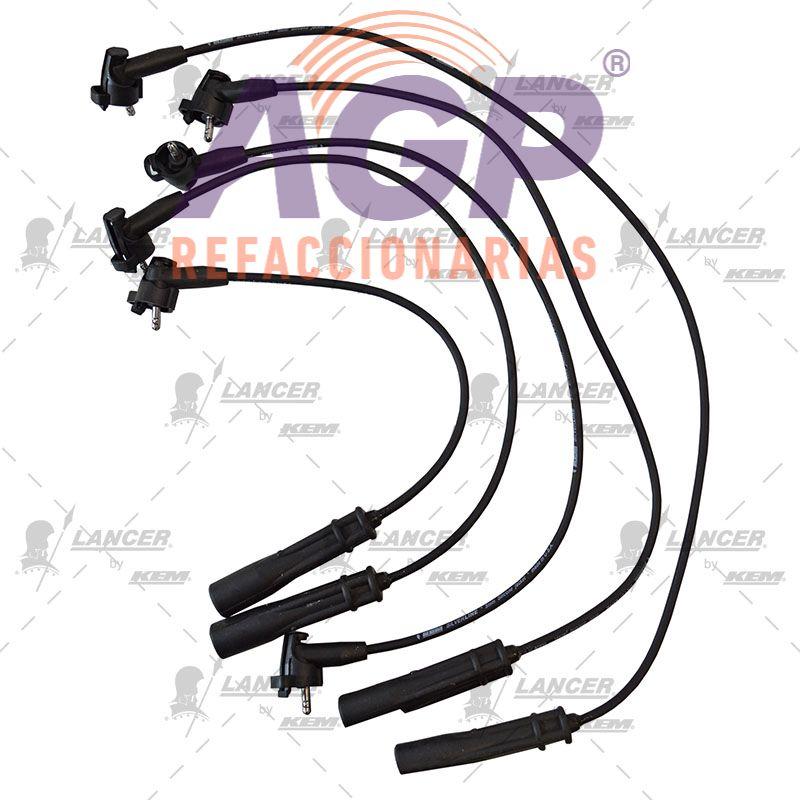 CABLES PARA BUJIAS TOYOTA 4 CIL. 4 RUNNER 22RE PICK UP 2.4 LTS. (93-95)