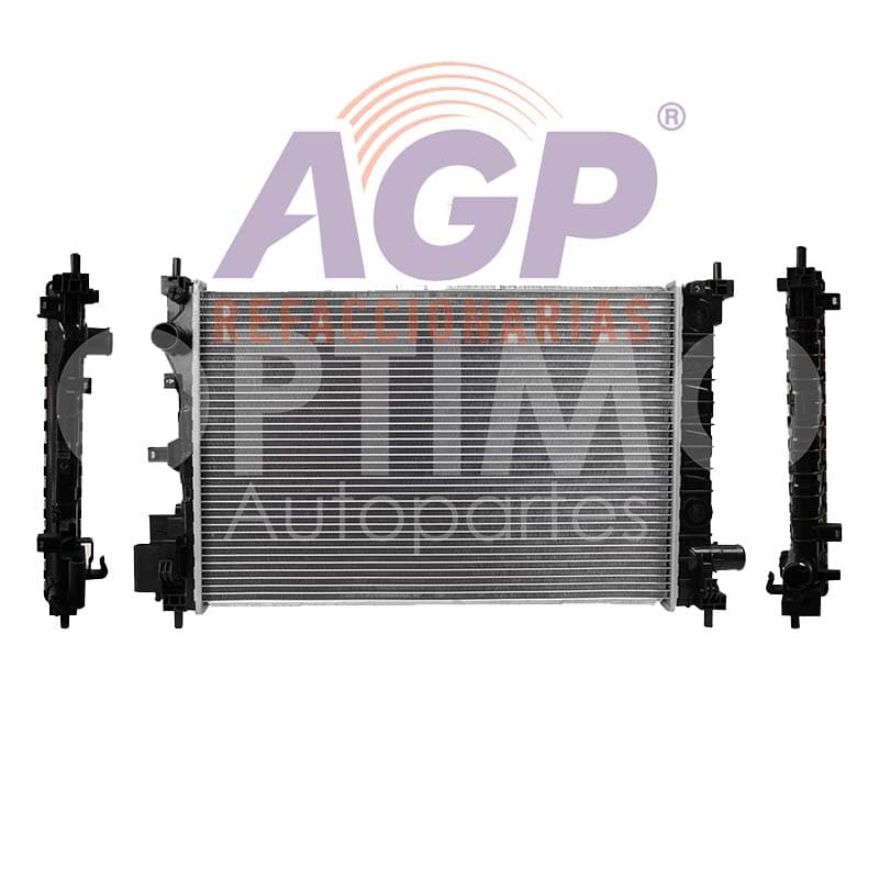 RADIADOR AGUA C/S AIRE STD 610*400*16MM T/SOLDADO (NUEVA LINEA) CHEVROLET SPARK NG 1.4L 2016-2021