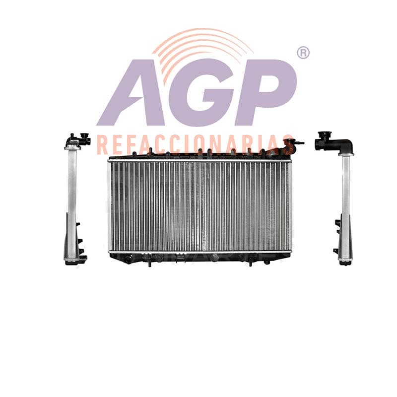 RADIADOR AGUA C/S AIRE STD 670*340*20MM 16VAL (SENTRA B-14 LUCINO 96-00/TSUBAME 92-04) T/MECANICO NISSAN TS-III 1.6L 1995-2017