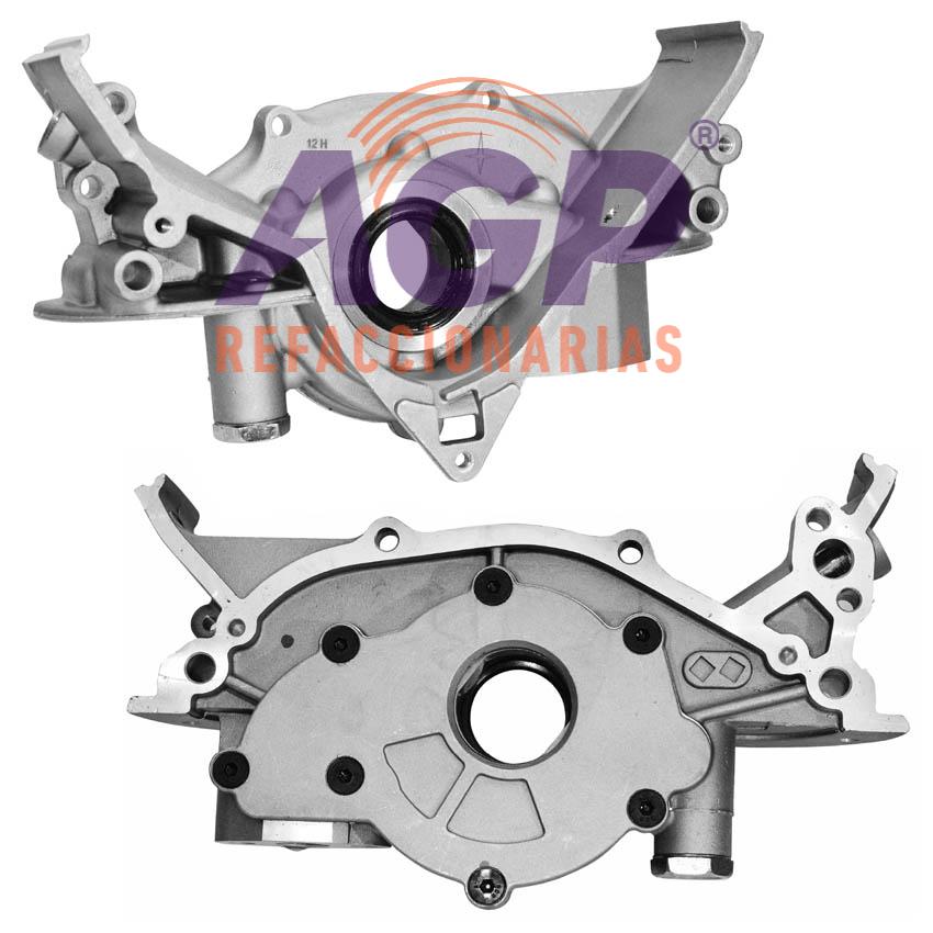 BOMBA ACEITE NISSAN TRUCK D21 PICK UP V6 3.0 LTS 1986-1995 200SX V6 3.0 LTS 1986-1995 2960CC SOHC 12 VALVULAS VG30E VG30I
