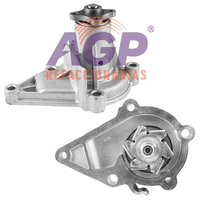 BOMBA AGUA DODGE VERNA 4L 1.6 LTS 2004-2010 1599CC DOHC 16 VALVULAS - REFACCIONARIAS AGP