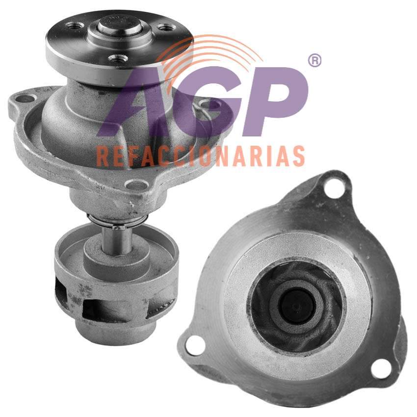 BOMBA AGUA FORD FIESTA IKON 4L 1.6 LTS 2001-2008 KA 4L 1.6 LTS 2002-2008 TRUCK COURIER 4L 1.6 LTS 2000-2011 1596CC SOHC 8 VALVULAS - REFACCIONARIAS AGP