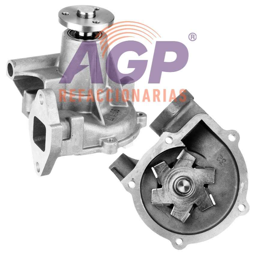 BOMBA AGUA FORD GHIA 4L 2.3 LTS 1984-1992 TEMPO 4L 2.3 LTS 1984-1992 TOPAZ 4L 2.3 LTS 1984-1992 (140) - REFACCIONARIAS AGP