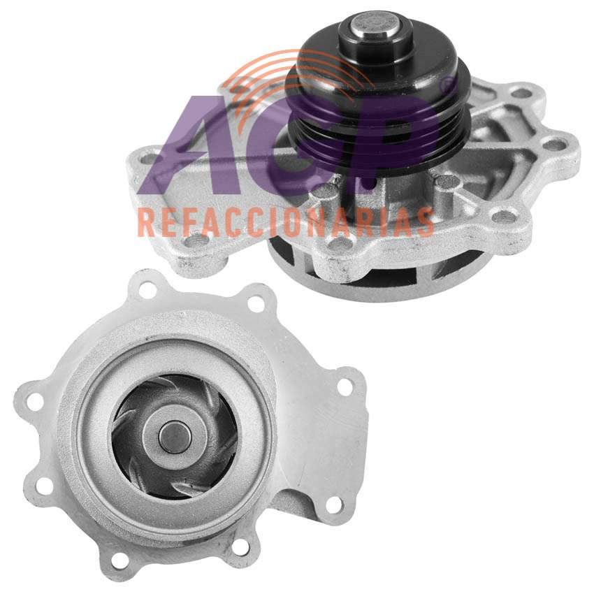 BOMBA AGUA FORD TRUCK ESCAPE V6 3.0 LTS 2004-2011 FUSION V6 3.0 LTS 2004-2011 MARINER MILAN V6 3.0 LTS 2004-2011 (182) DOHC 24 VALVULAS - REFACCIONARIAS AGP