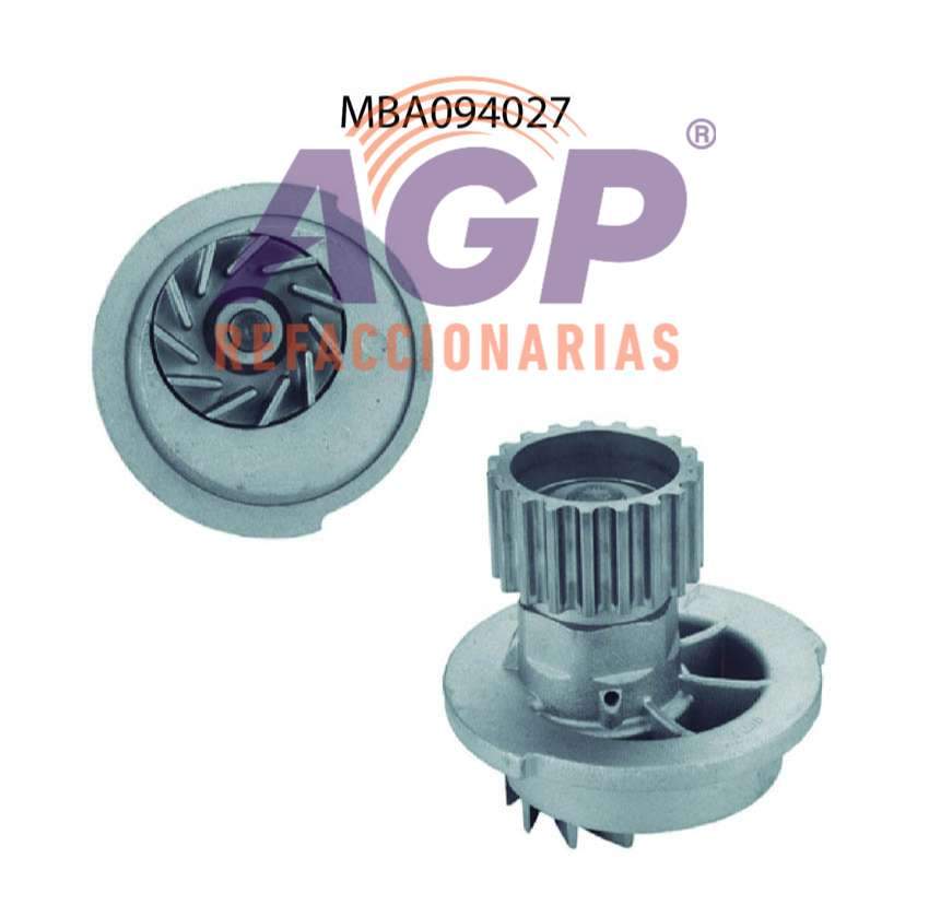 BOMBA DE AGUA GM L4 1.6L (98) DOHC 16 VAL. TECH II VIN 6 - REFACCIONARIAS AGP