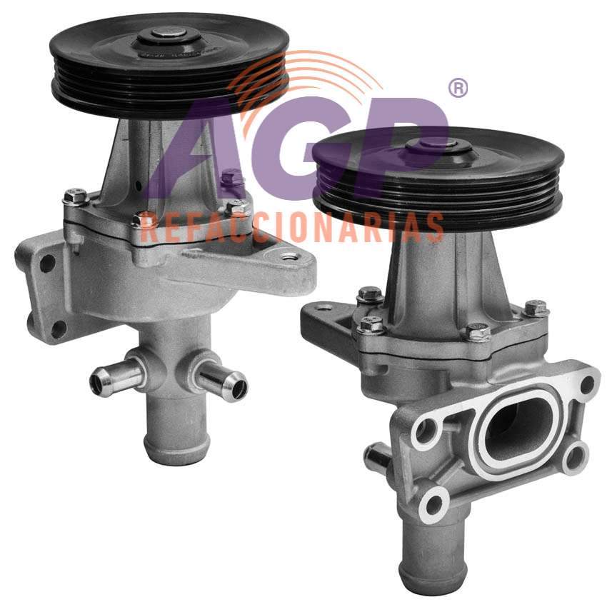 BOMBA AGUA CHEVROLET SPARK 4L 1.2 LTS 2011-2017 BEAT 4L 1.2 LTS 2018-2020 COMPLETA (1249CC) DOHC 16 VALVULA