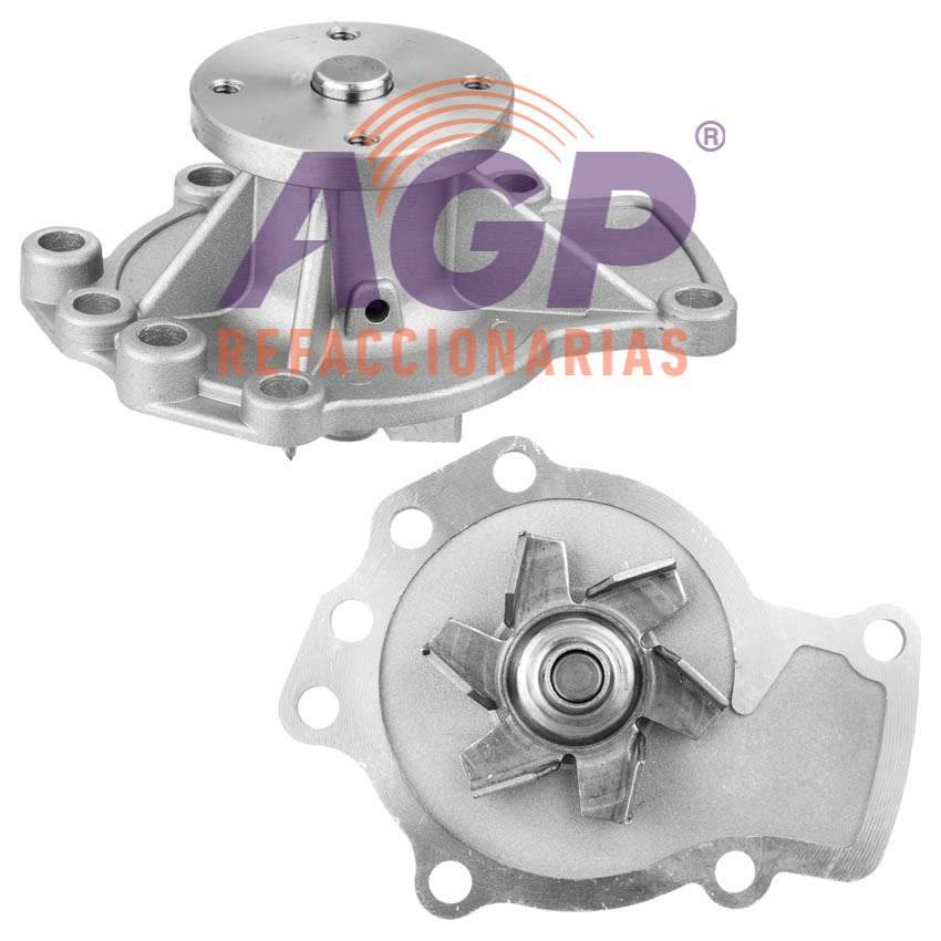 BOMBA AGUA NISSAN 200SX 4L 2.0 LTS 1991-2001 LUCINO 4L 2.0 LTS 1991-2001 SENTRA 4L 2.0 LTS 1991-2001 TSURU 4L 2.0 LTS 1991-2001 (1998CC) DOHC 16 VALVUAS SR20DE - REFACCIONARIAS AGP
