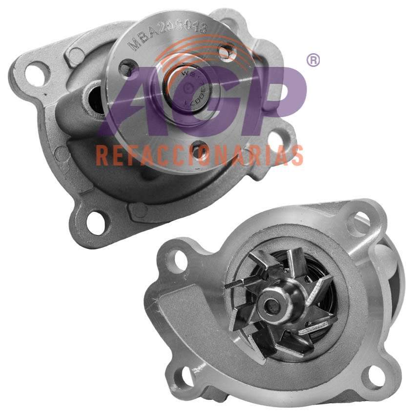BOMBA DE AGUA NISSAN L4 1.6L (1598CC) DOHC 16 VAL. HR16DE - REFACCIONARIAS AGP