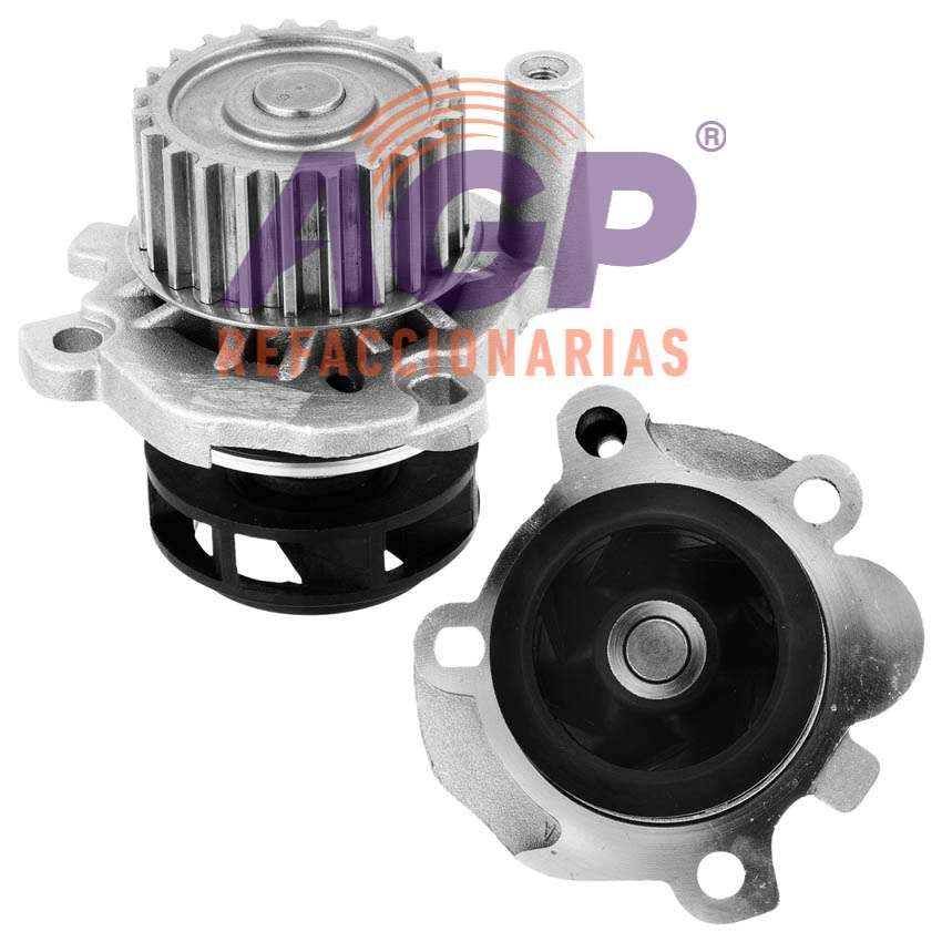 BOMBA DE AGUA VW-AUDI-SEAT L4 1.8L (1781CC) DOHC 20 VAL. TURBO JETTA A4 (00-05) - REFACCIONARIAS AGP