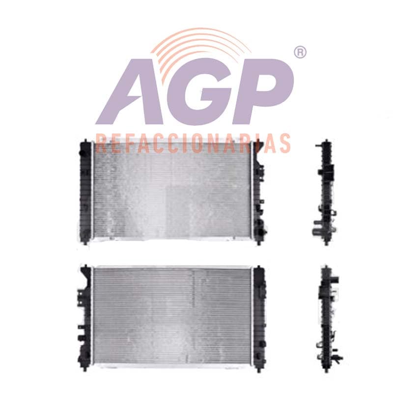 RADIADOR FD ESCAPE/MERCURY HYBRID 05-08 L4 2.3 LTS C/S AA STD 27 5/9X17 2/3X16MM ALUM SOLD POLAR