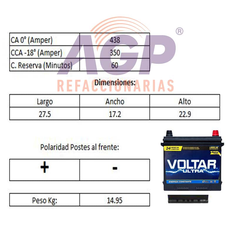 ACUMULADOR VOLTAR V-24