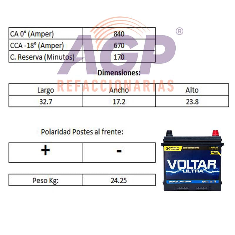 ACUMULADOR VOLTAR V-31