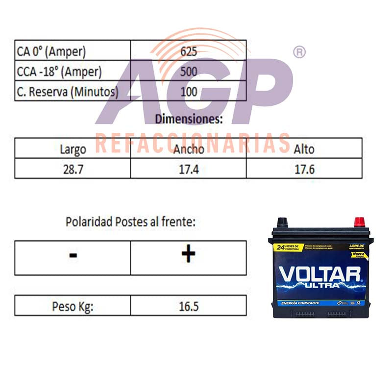 ACUMULADOR VOLTAR V-41