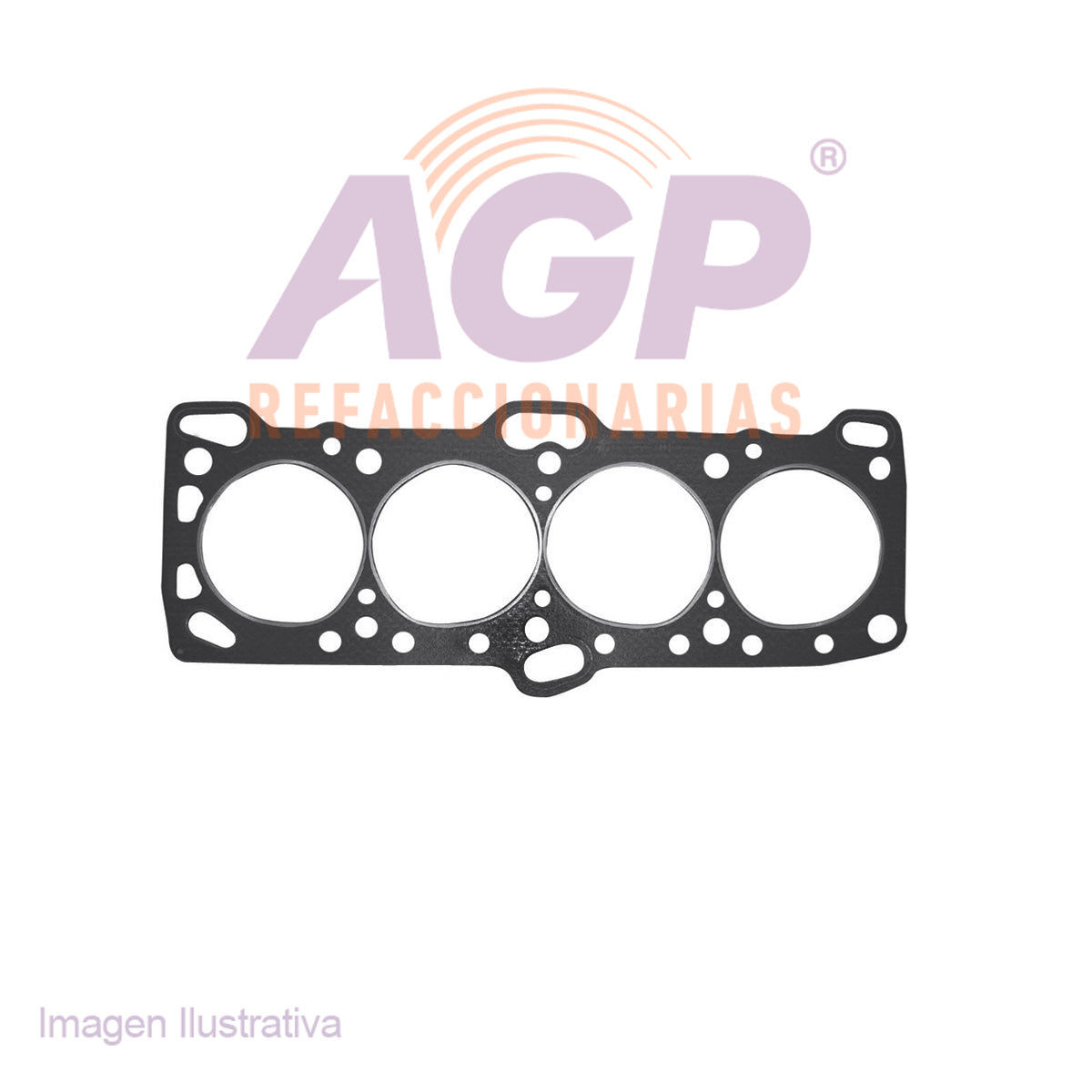 EMPAQUE DE CABEZA CHRYSLER H-100 L4 2.4 8V 4G64 00-07 - HYUNDAI SONATA L4 2.4 89-91 - DODGE RAM 50 90-93 - MITSUB. GALANT L4 2.4 85-87 - VAN L4 2.4 87-90 - REFACCIONARIAS AGP