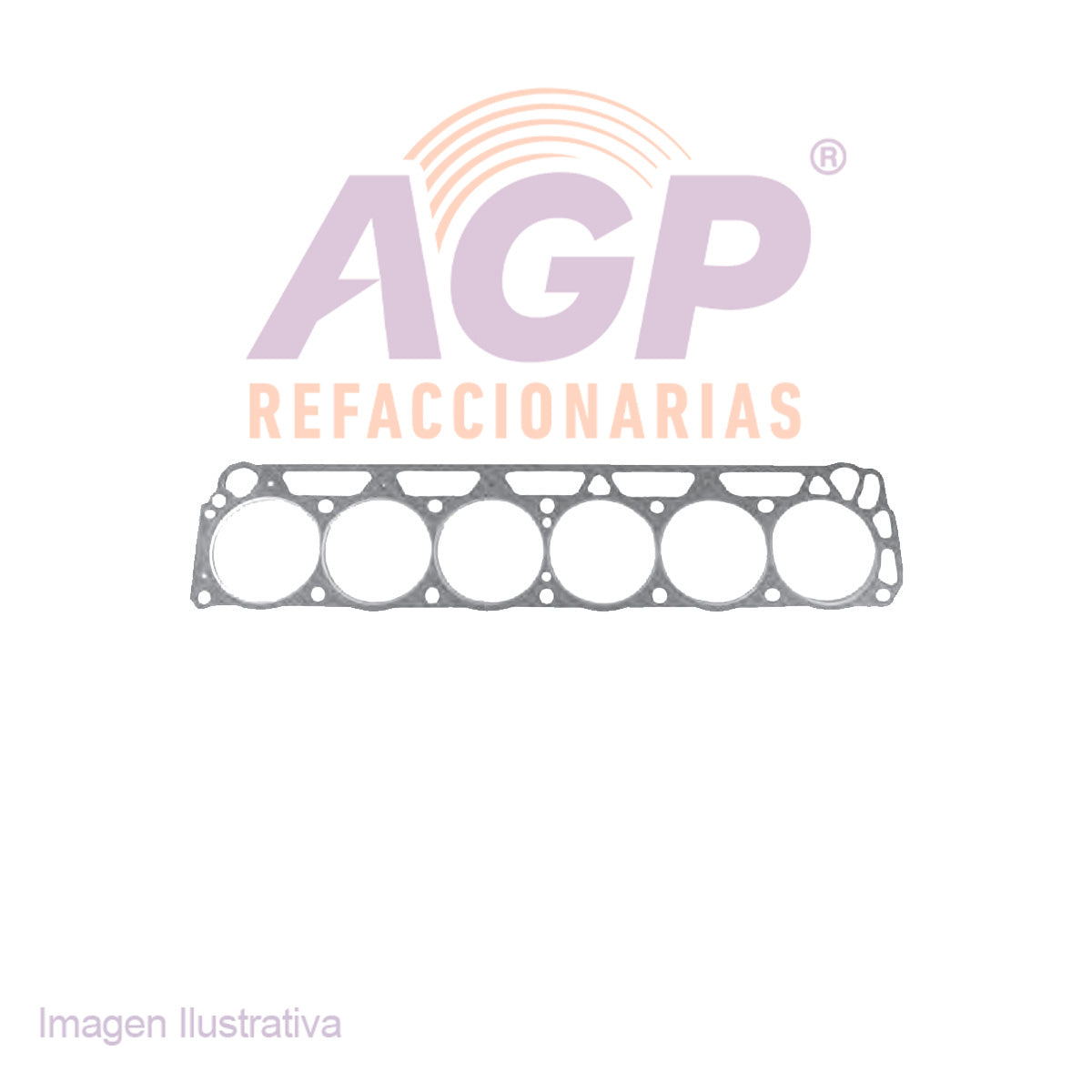 EMPAQUE DE CABEZA FORD BRONCO L6 2.8L 66-72 L6 3.3L 73-74 - CAPRI L6 3.3L 79-82 - COUGAR L6 3.3L 80-82 - E-100 ECONOLINE L6 2.8L 69-71 - FAIRLANE L6 4.1L 69-70 - FAIRMONT L6 3.3L 78-83 - FALCON L6