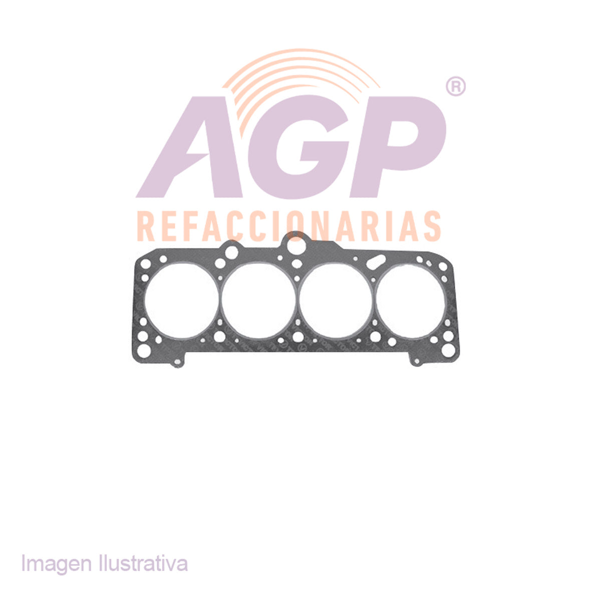 EMPAQUE DE CABEZA VW. DERBY L4 1.8L SOHC 8V 95-09 - POINTER L4 1.8L SOHC 8V 98-10 - VAN L4 1.8L SOHC 8V 03-09.