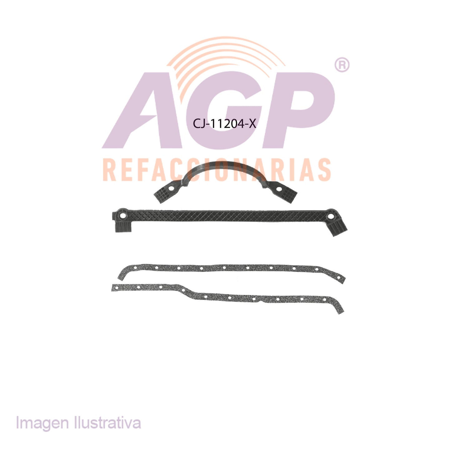 EMPAQUE DE CARTER BUICK SKYLARK L6 4.1L (68-72) - CHEV. BEL AIR L6 4.1L (65-73