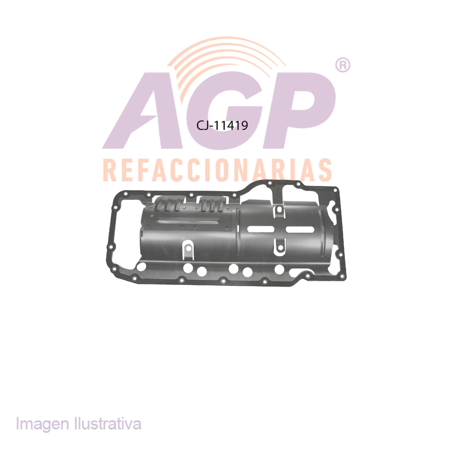 EMPAQUE DE CARTER CHRYS. ASPEN V8 4.7L 07-09 - DAKOTA V8 4.7L 00-11 - DURANGO V8 4.7L 00-09 - RAM 1500 V8 4.7L 02-13 - JEEP COMMANDER V8 4.7L 06-09 - GRAND CHEROKEE V8 4.7L 99-09 - MITSUB. RAIDER V8