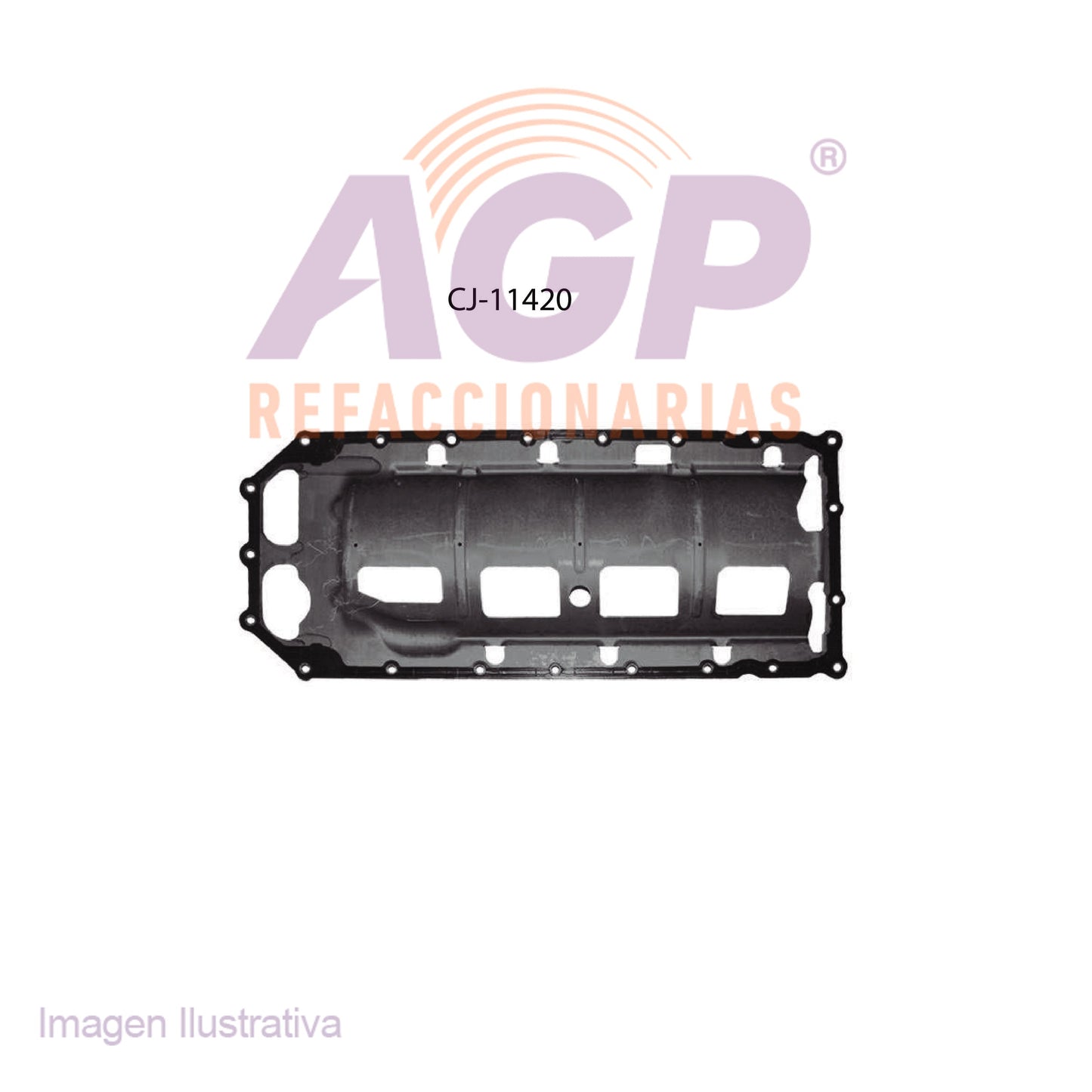 EMPAQUE DE CARTER CHRYS. ASPEN V8 5.7L 07-09 - CHALLENGER V8 5.7L 13-20 - CHARGER V8 5.7L 13-20 - DURANGO V8 5.7L 04-09 - RAM 1500 V8 5.7L 03-20 - RAM 2500