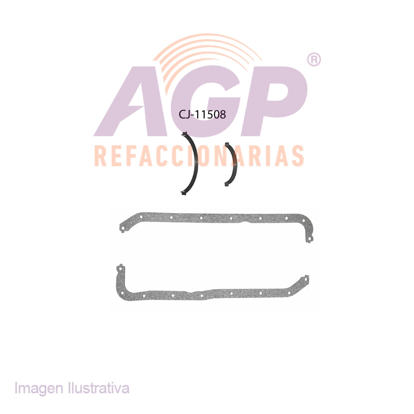 EMPAQUE DE CARTER FORD 1.3L 4 CIL. FIESTA 98-01 CARTER DE LAMINA.