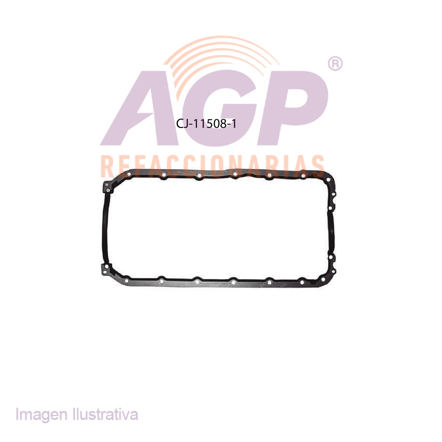 EMPAQUE DE CARTER FORD 1.3L 4 CIL. FIESTA 98-01 CARTER DE ALUMINIO.