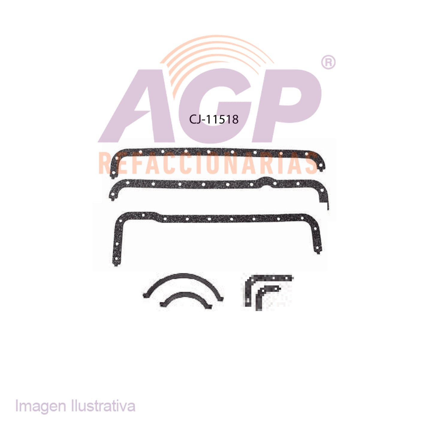 EMPAQUE CARTER FORD AEROSTAR V6 2.8L (1986) - BRONCO II V6 2.8L (84-85) / V (TFV-CJ11518)
