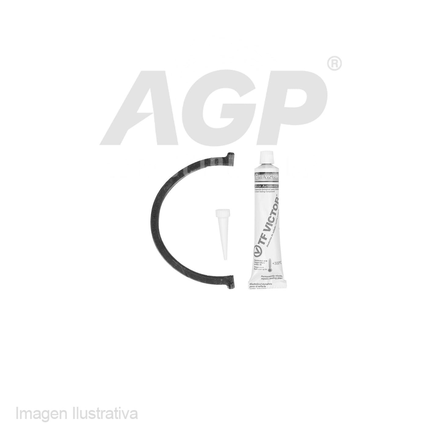 EMPAQUE CARTER HONDA CITY, FIT 1.5 16V SOHC (09-14) (MEDIA LUNA Y SILICON) (TFV-CJ158)