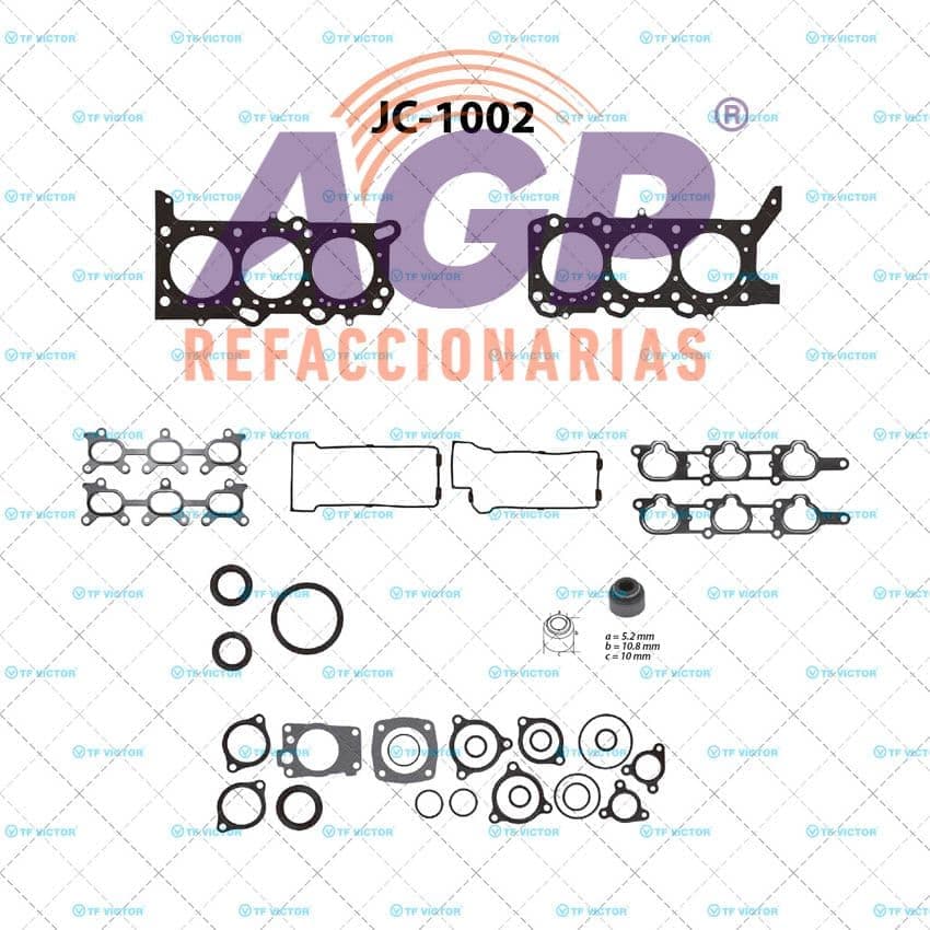 EMPAQUE JUEGO COMPLETO SUZUKI GRAN VITARA V6 2.7 24V 06-09
