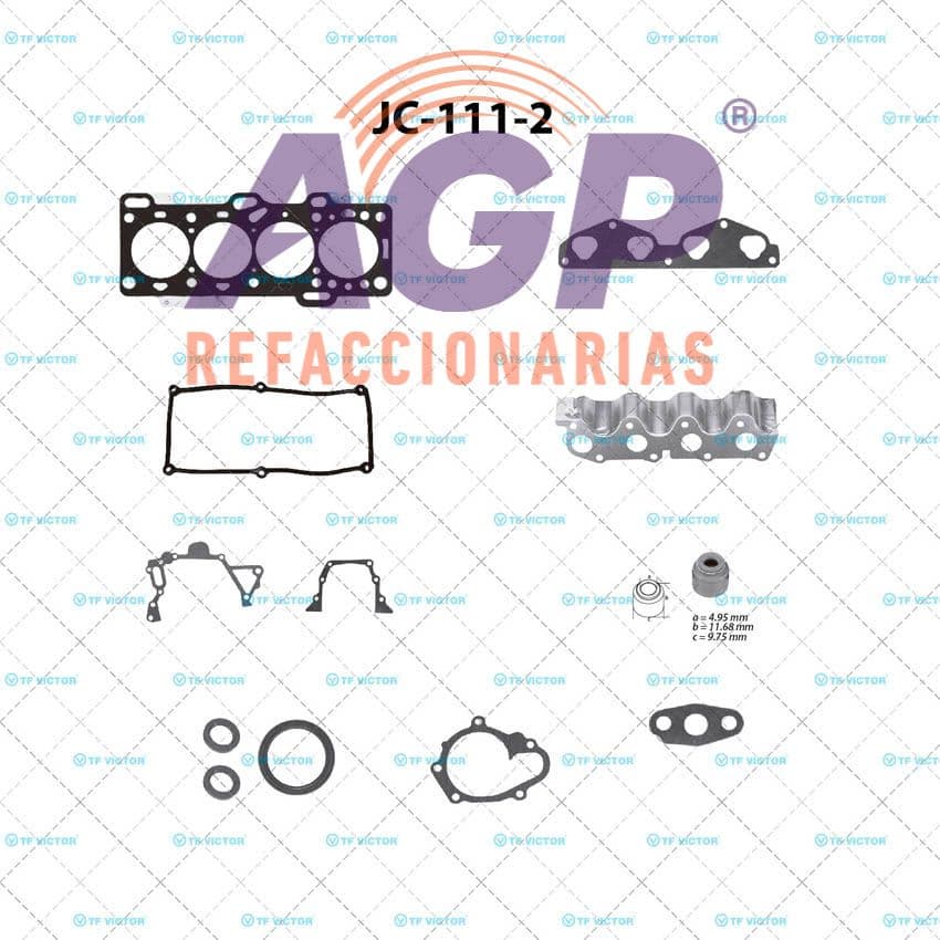 FULLSET ATOS BY DODGE L4 1.1 12V G4HC 06-10 (TFV-JC111-2)