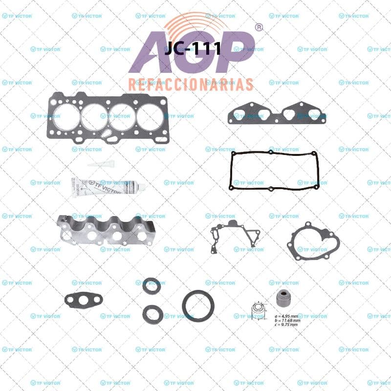 EMPAQUE JUEGO COMPLETO ATOS BY DODGE L4 1.0 12V G4HC 00-04.