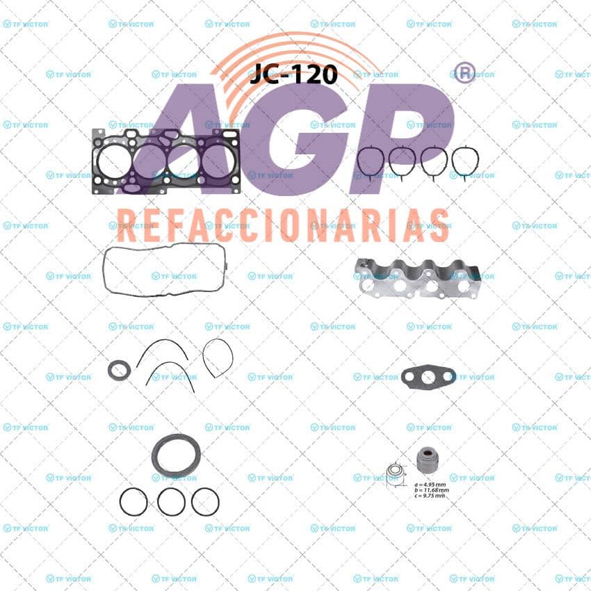 EMPAQUE JUEGO COMPLETO HYUNDAI I10 L4 1.1 11-15