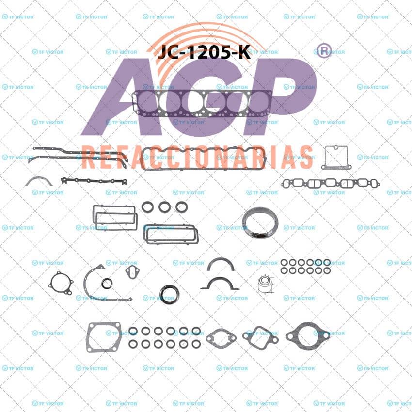 FULLSET CHEV PICK-UP L6 230,250,292 (67-85) (TFV-JC1205K)