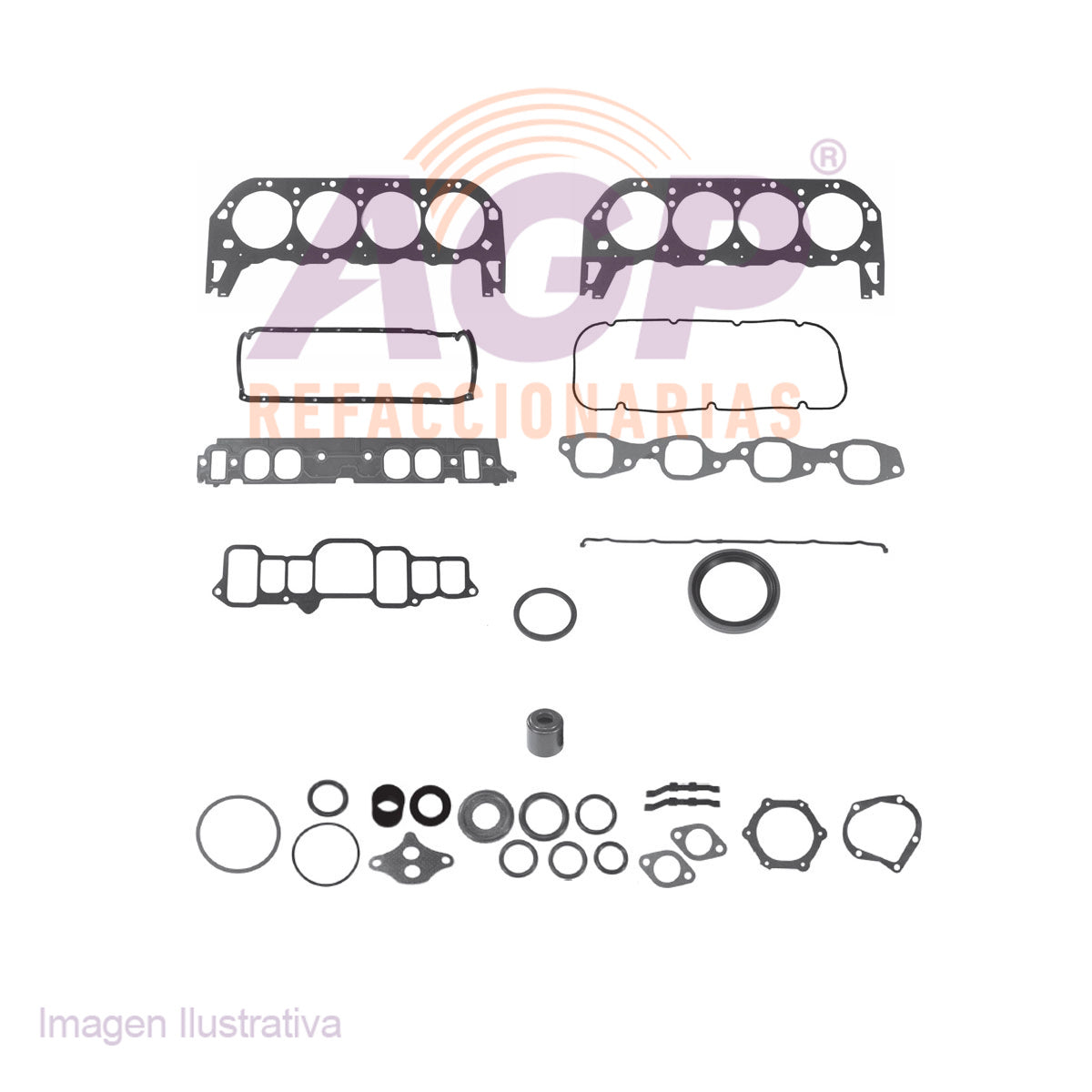 EMPAQUE JUEGO COMPLETO CHEV CAMION 3500 KODIAK V8 454 7.4 96-01