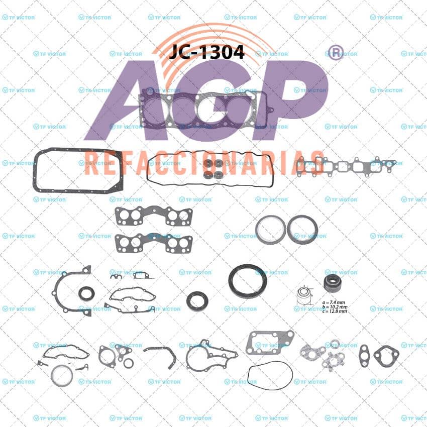 EMPAQUE JUEGO COMPLETO TOYOTA PK-UP L4 22R 81-82