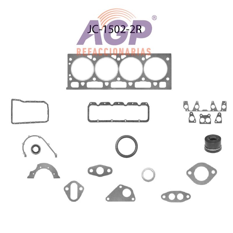 FULLSET FORD TOPAZ L4 2.3 84-88 CARBURADO (TFV-JC1502-2R)