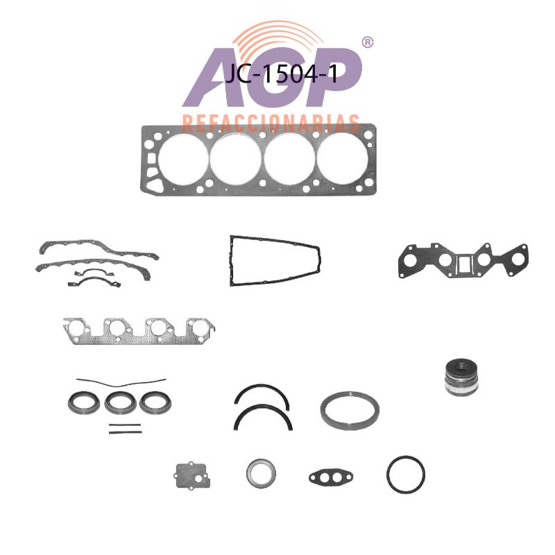 EMPAQUE JUEGO COMPLETO FORD RANGER PICK-UP L4 2.0 122 83-86