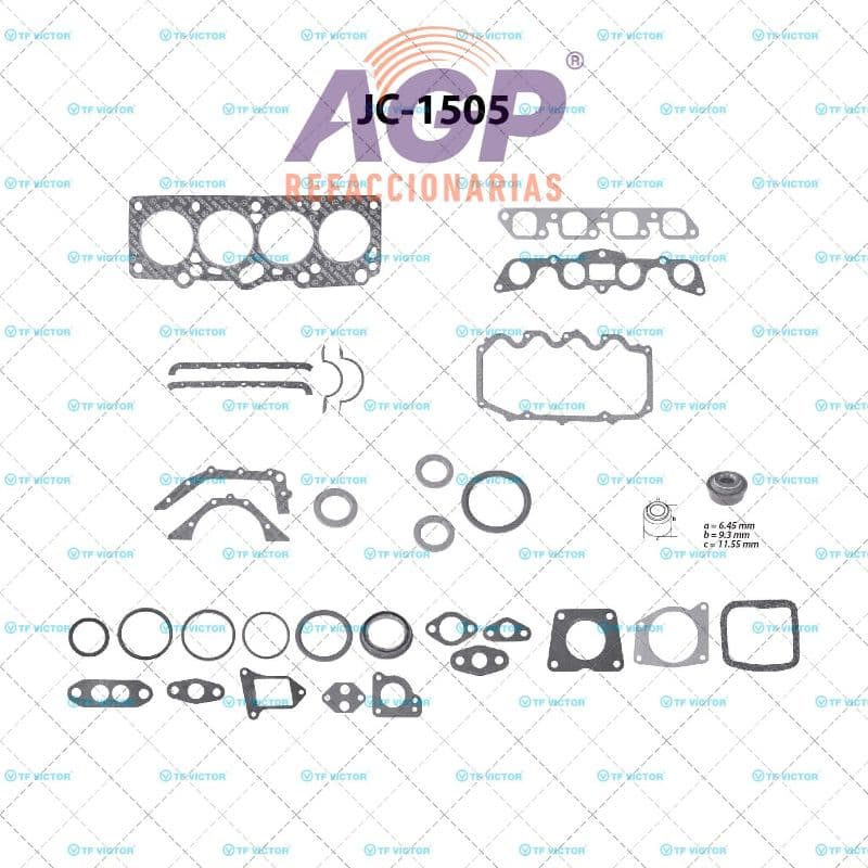 FULLSET FORD ESCORT L4 1.6 (81-85). (TFV-JC1505)