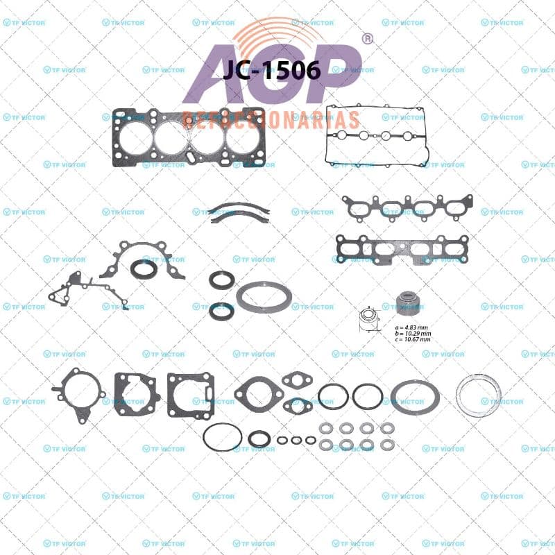 FULLSET FORD ESCORT L4 1.8 DOHC 91-96 (TFV-JC1506)