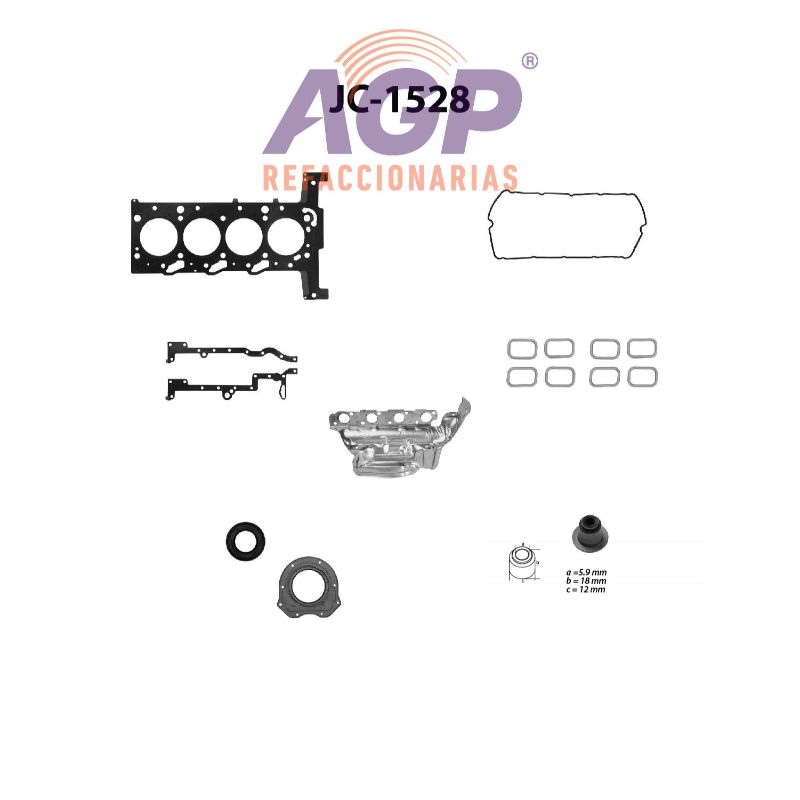 EMPAQUE JUEGO COMPLETO FORD TRANSIT
