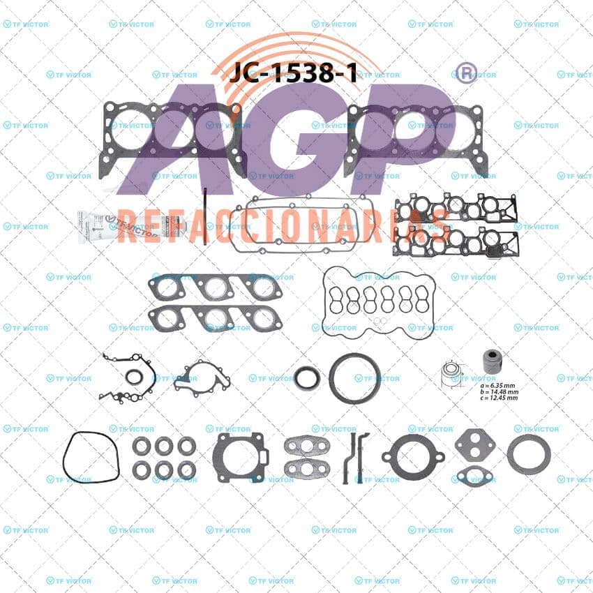 EMPAQUE JUEGO COMPLETO FORD LOBO F150 V6 4.2 99-01