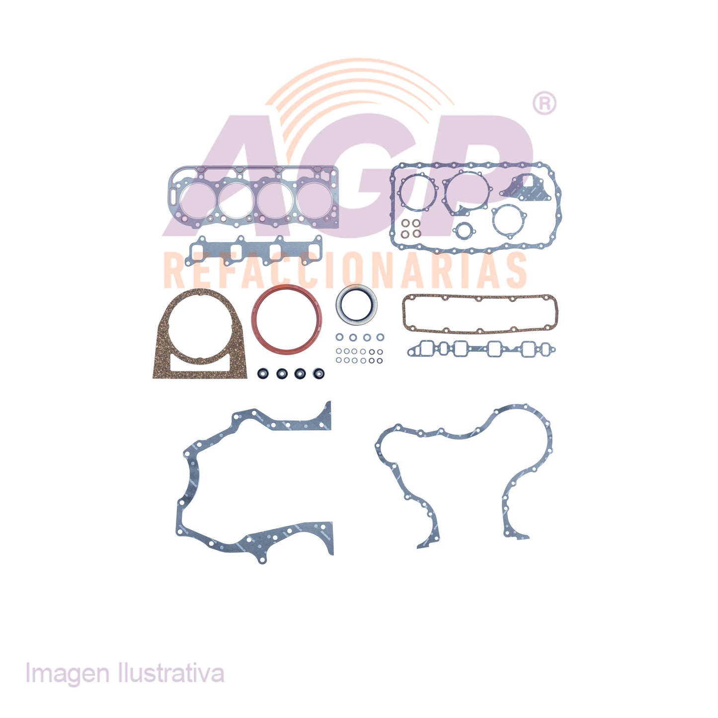 EMPAQUE JUEGO COMPLETO FORD TRCTOR 6000(TIP.NVO)