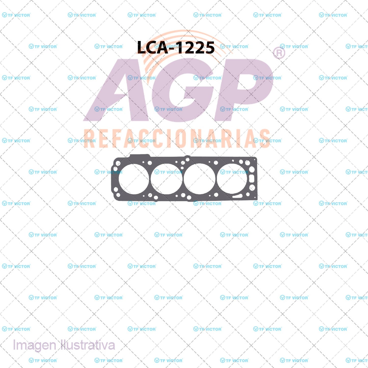 LAINA CABEZA MOTOR GM 4C.1.8L., CORS 02-05 (TFV-LCA1225)